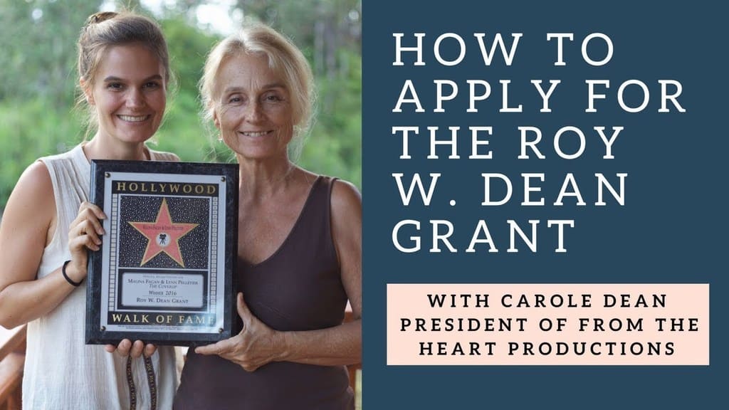 Pointers for Applying to Roy W. Dean Grant