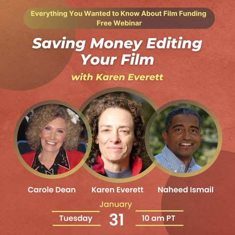 Listen to Webinar – Save Money Editing Your Film